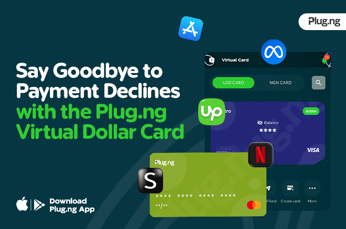 Say Goodbye to Payment Declines with the Plug.ng Virtual Dollar Card